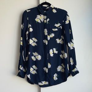 Pre-loved GANNI daisy shirt button down blouse 4